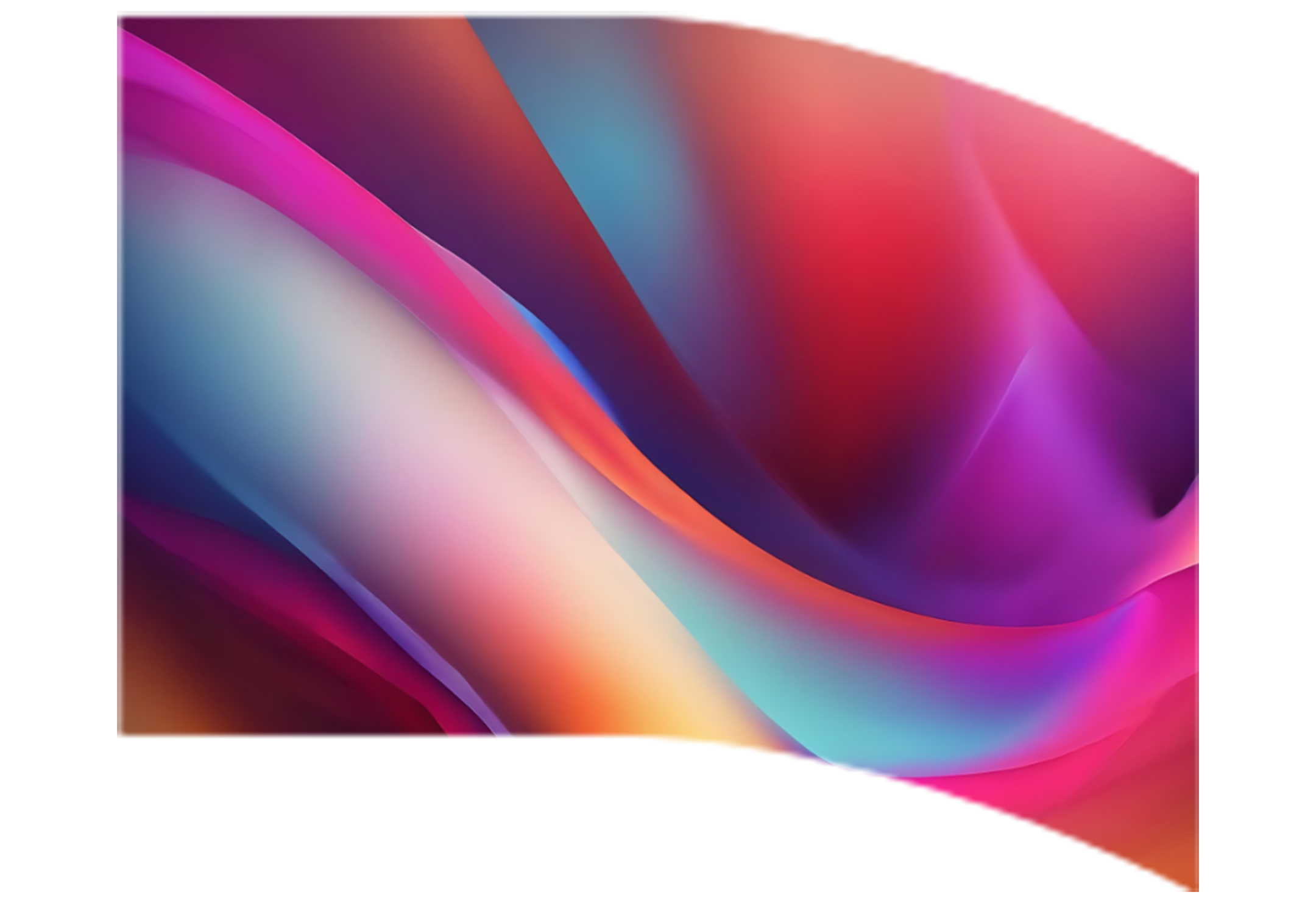 Oversized Curved Rectangle Flag
